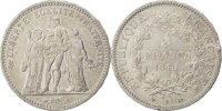 France 5 Francs Coin, Hercule, Bordeaux, Silver, KM:820.2 -