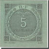 Algeria 5 Centimes Banknote -