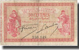 Algeria 50 Centimes Banknote, Chambre de Commerce, 1914-11-10 -