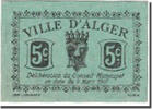 Algeria 5 Centimes Banknote, Blason, 1917-03-09 -