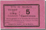 Algeria 5 Centimes Banknote, mairie -