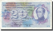 Switzerland 20 Franken Banknote, 1973-03-07, KM:46u -