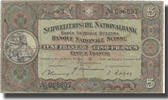 Switzerland 5 Franken Banknote, 1942-12-04, KM:11j -