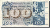 Switzerland 100 Franken Banknote, 1970-01-05, KM:49l -