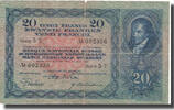Switzerland 20 Franken Banknote, 1931-07-21, KM:39c -