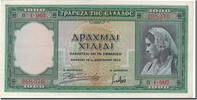 Greece 1000 Drachmai Banknote, 1939-01-01, KM:110a -