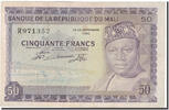 50 Francs 1960 Mali Geldschein, 1960-09-22, KM:6a, SS SS