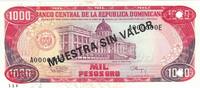 Dominican Republic 1000 Pesos Oro Banknote, 1994, KM:138s3 -