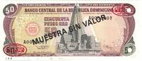 Dominican Republic 50 Pesos Oro Banknote, 1994, Specimen, KM:135s2 -
