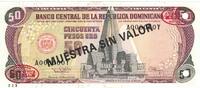 Dominican Republic 50 Pesos Oro Banknote, 1994, Specimen, KM:135s2 -