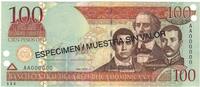 Dominican Republic 100 Pesos Oro Banknote, 2002, Specimen, KM:171s2 -