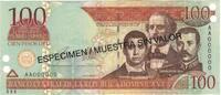 Dominican Republic 100 Pesos Oro Banknote, 2002, Specimen, KM:171s2 -