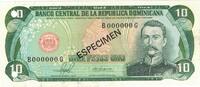 Dominican Republic 10 Pesos Oro Banknote, 1981, Specimen, KM:119s1 -