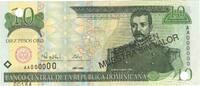 Dominican Republic 10 Pesos Oro Banknote, 2000, Specimen, KM:159s -