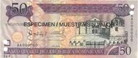 Dominican Republic 50 Pesos Oro Banknote, 2006, Specimen, KM:176a -