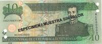Dominican Republic 10 Pesos Oro Banknote, 2003, Specimen, KM:168s3 -