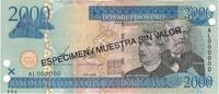 Dominican Republic 2000 Pesos Oro Banknote, 2003, KM:174s2 -