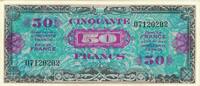 France 50 Francs Flag/France, 07120202, Fayette:VF19.01 -