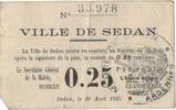 France 25 Centimes Sedan -