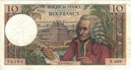 France 10 Francs Voltaire, R.308, Fayette:62.25, KM:147c -