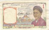 FRENCH INDO-CHINA 1 Piastre Banknote, Undated (1953), KM:92 -
