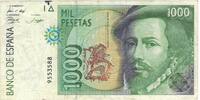 Spain 1000 Pesetas Banknote, 1992-10-12, KM:163 -