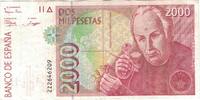 Spain 2000 Pesetas Banknote, KM:164 -