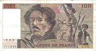 France 100 Francs Delacroix, J.152, Fayette:69 bis 2a) -