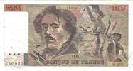 France 100 Francs Delacroix, R.204, Fayette:69bis.4b, KM:154e -
