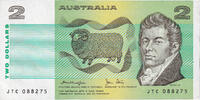 Australia 2 Dollars Banknote, 1983, KM:43d -