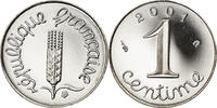 France Centime Coin, Épi, Paris, Proof, Stainless Steel -