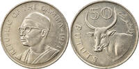 The Gambia 50 Bututs Coin, GAMBIA, THE, Copper-nickel, KM:12 -