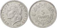 France 5 Francs Coin, Lavrillier, Beaumont le Roger -