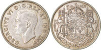 Canada 50 Cents Coin, George VI, Royal Canadian Mint, Ottawa -