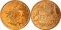 France 10 Francs Coin, Mathieu, Nickel-brass, KM:940 -