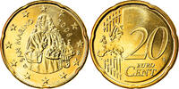 San Marino 20 Euro Cent Rome, Brass, KM:483 -