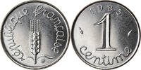 France Centime Coin, Épi, Paris, Stainless Steel, KM:928 -