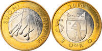Finland 5 Euro Provinces - Satakunta, Bi-Metallic, KM:156 -