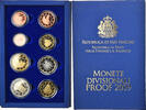 San Marino 1 Cent to 2 Euro Rome, Proof -