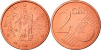 San Marino 2 Euro Cent Rome, Copper Plated Steel, KM:441 -