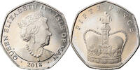 Isle of Man 50 Pence Coin, Couronne de saint Édouard -