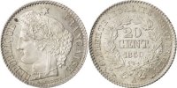France 20 Centimes Coin, Cérès, Paris, Silver, KM:758.1 -