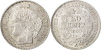 France 20 Centimes Coin, Cérès, Paris, Silver, KM:758.1 -