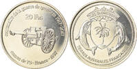 France 20 Francs Coin, Glorieuses, Cupro-nickel Aluminium -