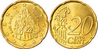 San Marino 20 Euro Cent Rome, Brass, KM:444 -