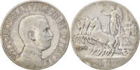 Italy Lira Coin, Vittorio Emanuele III, Rome, Silver, KM:45 -