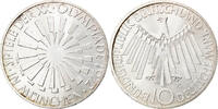 GERMANY - FEDERAL REPUBLIC 10 Mark Coin, Karlsruhe, Silver -