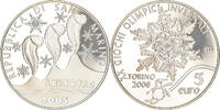 San Marino 5 Euro Jeux olympiques de Turin, Rome, BE, Silver -