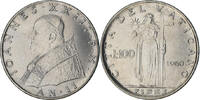 VATICAN CITY 100 Lire Coin, John XXIII, Roma, Stainless Steel -