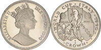 Isle of Man Crown Coin, World Cup - Italy, BE, Silver -